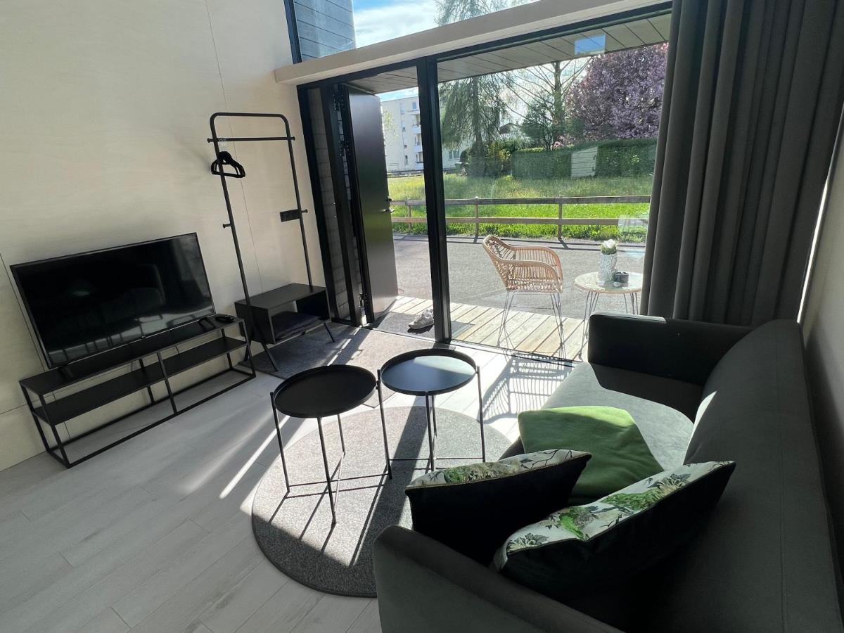 Koda Loft - Urlaub Im Tiny House Bodensee Lauterach Eksteriør bilde
